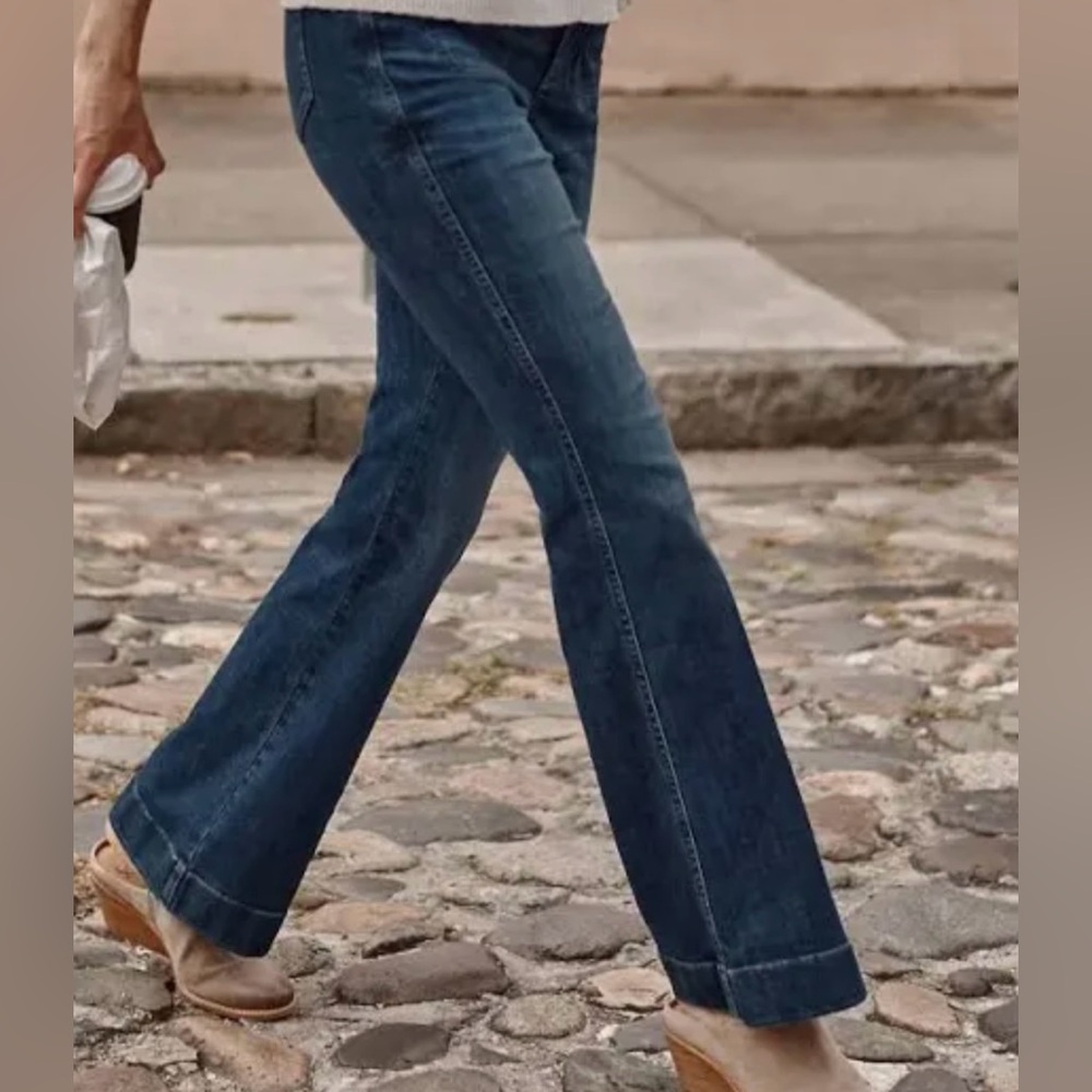 Women's Blue Flared Jeans
